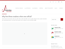 Tablet Screenshot of amandascreativestudios.com